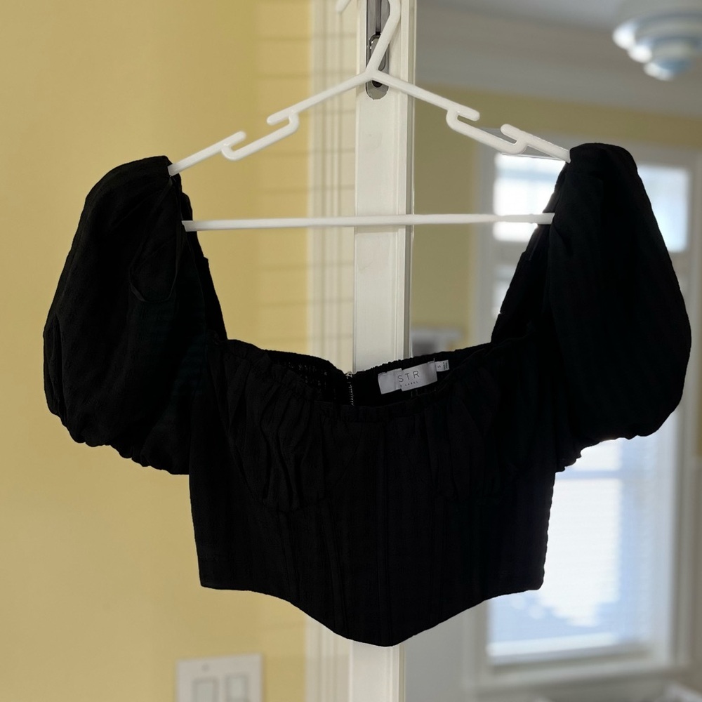 astr corset crop top